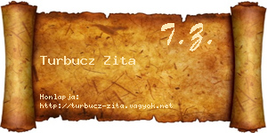 Turbucz Zita névjegykártya